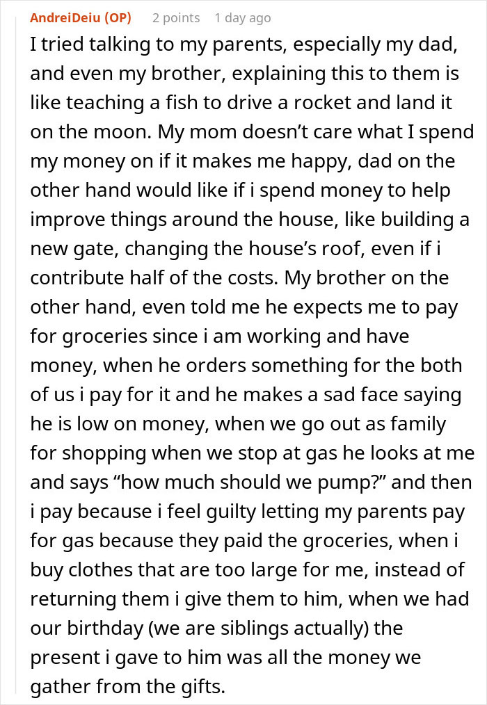 Family Calls Man’s Girlfriend “Low Level” And “Poor,” All While He Funds Their Entire Lifestyle Family Calls Man’s Girlfriend “Low Level” And “Poor,” All While He Funds Their Entire Lifestyle
