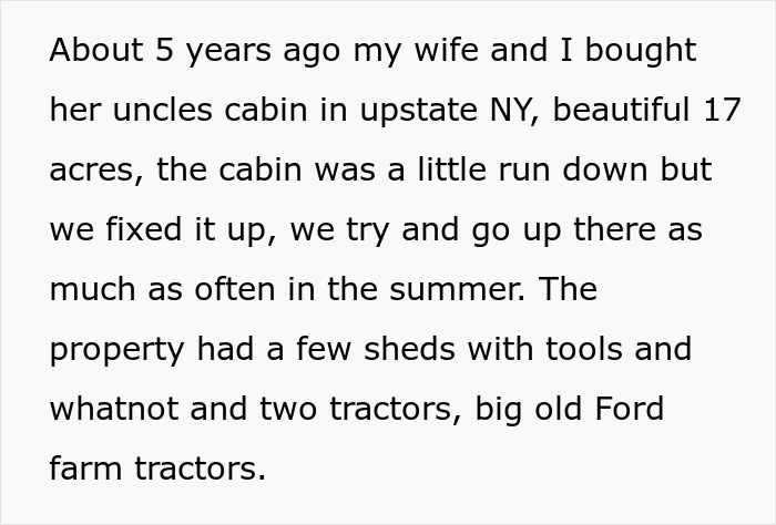 Toxic MIL Picks A Fight Over An Inherited Tractor, Son-In-Law Gives It Back With Maximum Pettiness Toxic MIL Picks A Fight Over An Inherited Tractor, Son-In-Law Gives It Back With Maximum Pettiness