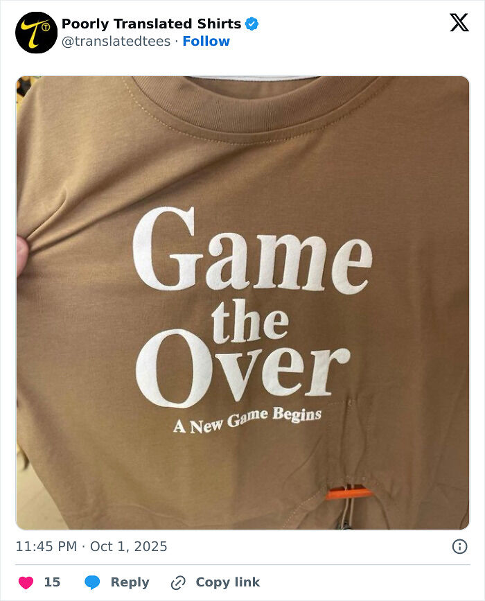 “Lost In Translation”: 80 Ridiculous And Funny English T-Shirts Found Across The Entire World (New Pics) “Lost In Translation”: 80 Ridiculous And Funny English T-Shirts Found Across The Entire World (New Pics)