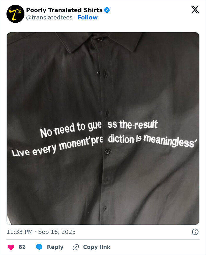 “Lost In Translation”: 80 Ridiculous And Funny English T-Shirts Found Across The Entire World (New Pics) “Lost In Translation”: 80 Ridiculous And Funny English T-Shirts Found Across The Entire World (New Pics)