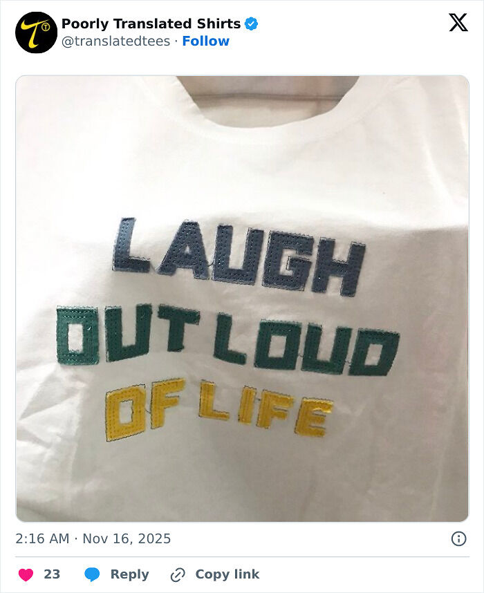 “Lost In Translation”: 80 Ridiculous And Funny English T-Shirts Found Across The Entire World (New Pics) “Lost In Translation”: 80 Ridiculous And Funny English T-Shirts Found Across The Entire World (New Pics)