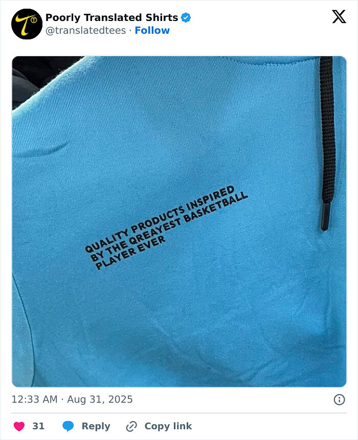 “Lost In Translation”: 80 Ridiculous And Funny English T-Shirts Found Across The Entire World (New Pics) “Lost In Translation”: 80 Ridiculous And Funny English T-Shirts Found Across The Entire World (New Pics)