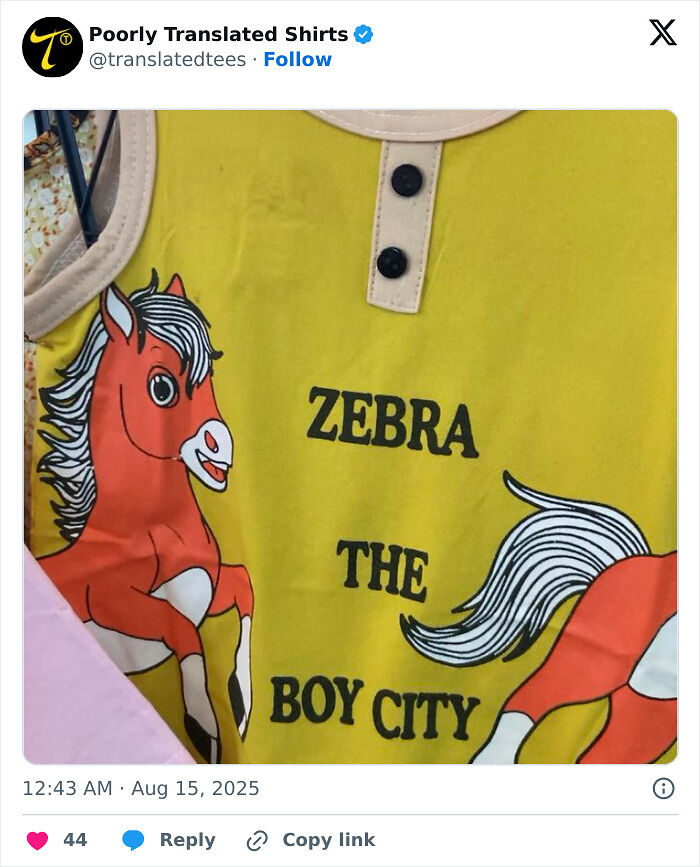 “Lost In Translation”: 80 Ridiculous And Funny English T-Shirts Found Across The Entire World (New Pics) “Lost In Translation”: 80 Ridiculous And Funny English T-Shirts Found Across The Entire World (New Pics)