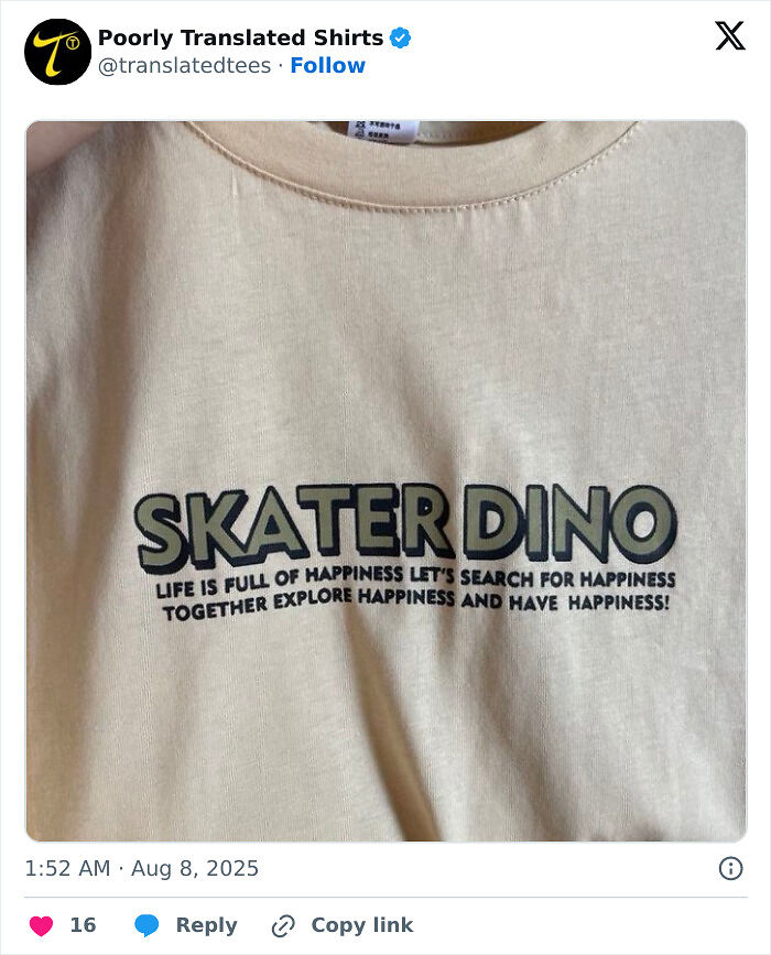 “Lost In Translation”: 80 Ridiculous And Funny English T-Shirts Found Across The Entire World (New Pics) “Lost In Translation”: 80 Ridiculous And Funny English T-Shirts Found Across The Entire World (New Pics)