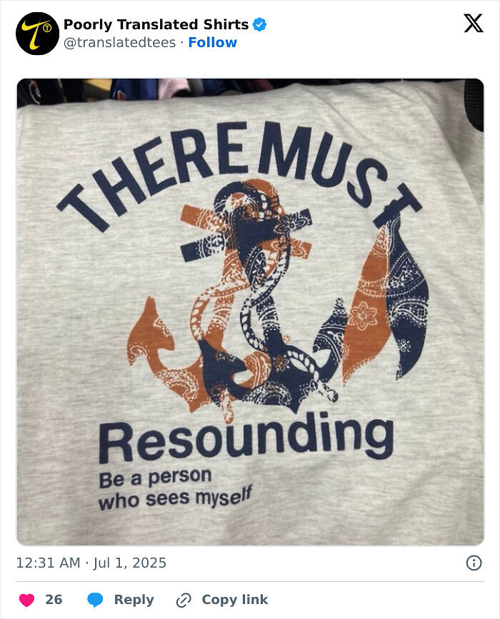 “Lost In Translation”: 80 Ridiculous And Funny English T-Shirts Found Across The Entire World (New Pics) “Lost In Translation”: 80 Ridiculous And Funny English T-Shirts Found Across The Entire World (New Pics)