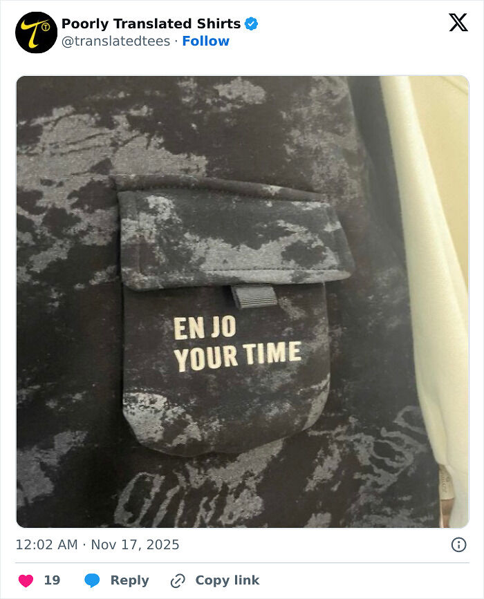 “Lost In Translation”: 80 Ridiculous And Funny English T-Shirts Found Across The Entire World (New Pics) “Lost In Translation”: 80 Ridiculous And Funny English T-Shirts Found Across The Entire World (New Pics)