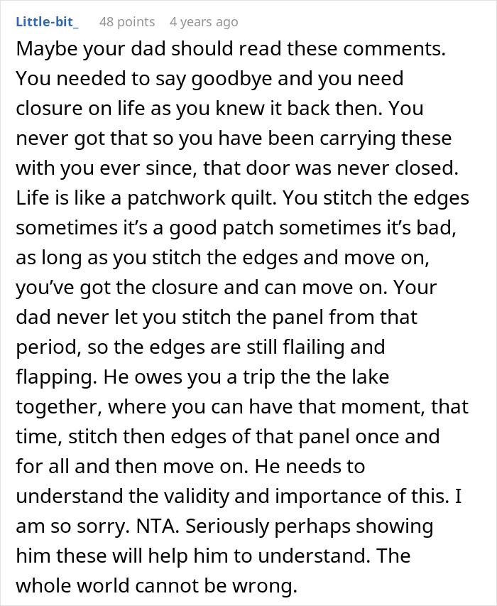 Selfish Dad Demands Apology From Daughter After Ruining Her Christmas Memory Selfish Dad Demands Apology From Daughter After Ruining Her Christmas Memory