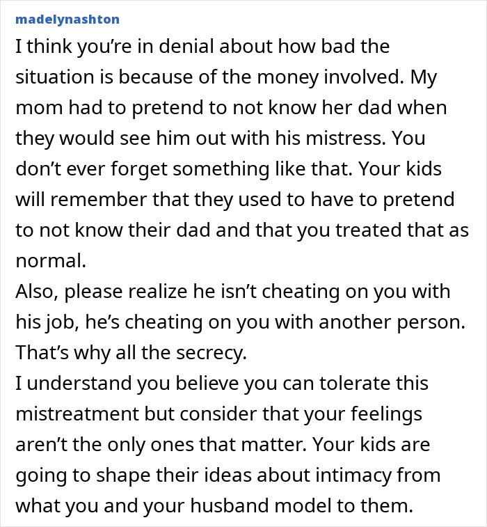 Man Prioritizes Work To The Point He Pretends To Not Have A Family, Wife Knows It And Wants To Stay Man Prioritizes Work To The Point He Pretends To Not Have A Family, Wife Knows It And Wants To Stay
