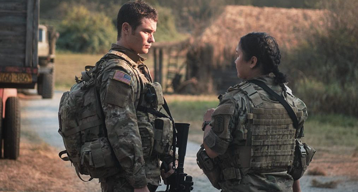 Chase Stokes and Lana Condor in Valiant One Chase Stokes and Lana Condor in Valiant One