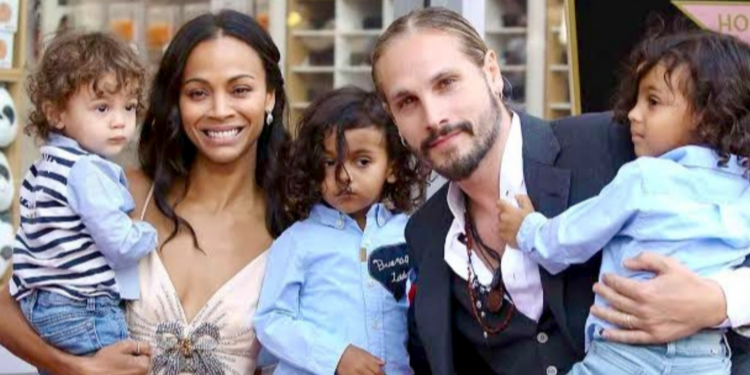Marco Perego-Salda&ntilde;a and Zoe and their kids