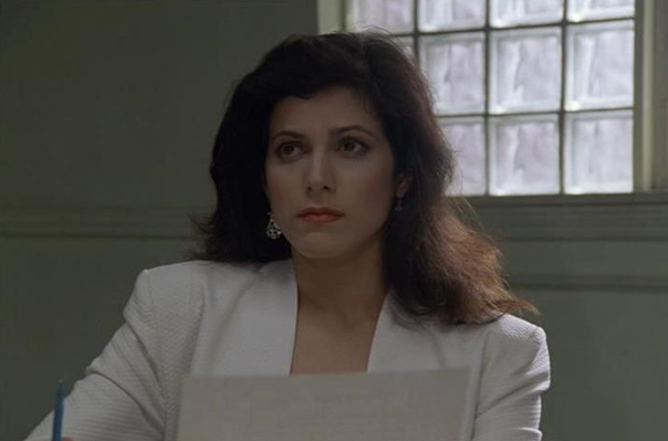 Saundra santiago in white suit 