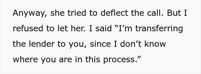 Coworker Refuses To Fix Her Own Mistake, Gets Mad When Person Hands The Call Right Back To Her Coworker Refuses To Fix Her Own Mistake, Gets Mad When Person Hands The Call Right Back To Her