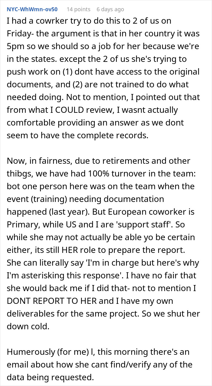 Coworker Refuses To Fix Her Own Mistake, Gets Mad When Person Hands The Call Right Back To Her Coworker Refuses To Fix Her Own Mistake, Gets Mad When Person Hands The Call Right Back To Her