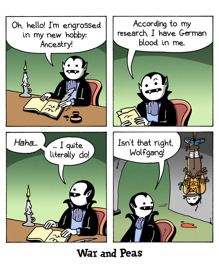 39 ‘War And Peas’ Comics That Are Dark, Absurd, And Brilliantly Funny (New Pics) 39 ‘War And Peas’ Comics That Are Dark, Absurd, And Brilliantly Funny (New Pics)