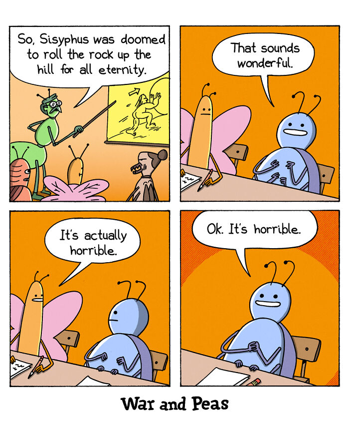 39 ‘War And Peas’ Comics That Are Dark, Absurd, And Brilliantly Funny (New Pics) 39 ‘War And Peas’ Comics That Are Dark, Absurd, And Brilliantly Funny (New Pics)