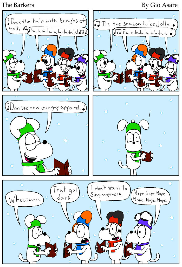 Here’s My Christmas Comic Strip