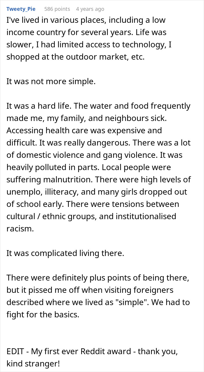 Person Moves To An African Country To Lead A More Simple Lifestyle, Gets Disillusioned Person Moves To An African Country To Lead A More Simple Lifestyle, Gets Disillusioned