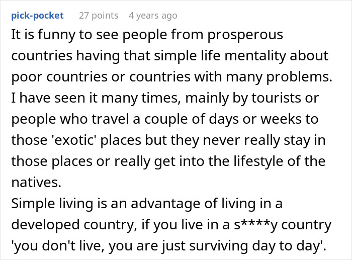 Person Moves To An African Country To Lead A More Simple Lifestyle, Gets Disillusioned Person Moves To An African Country To Lead A More Simple Lifestyle, Gets Disillusioned