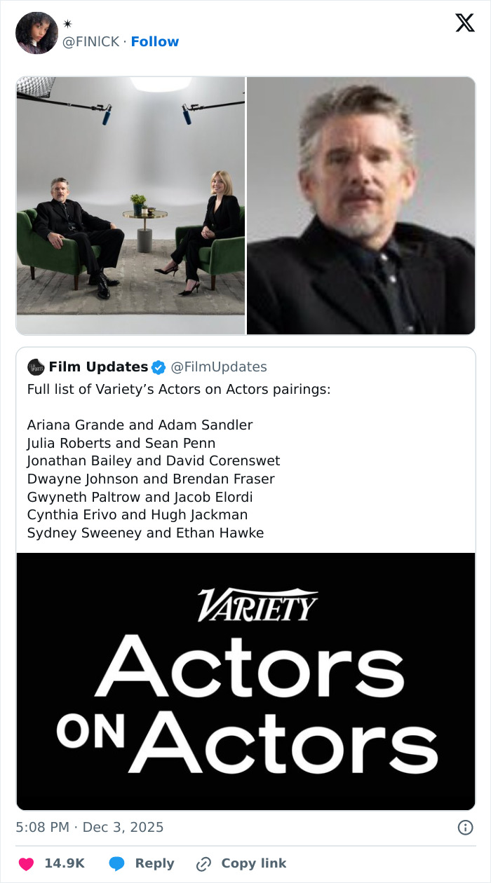 “He Does Not Want To Be There”: Ethan Hawke’s Pairing With Sydney Sweeney Sparks Online Firestorm “He Does Not Want To Be There”: Ethan Hawke’s Pairing With Sydney Sweeney Sparks Online Firestorm