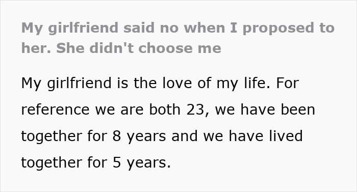 23YO Says Yes To Juilliard And No To BF’s Proposal, He’s Gutted She Won’t Give Up Her Dreams For Him 23YO Says Yes To Juilliard And No To BF’s Proposal, He’s Gutted She Won’t Give Up Her Dreams For Him