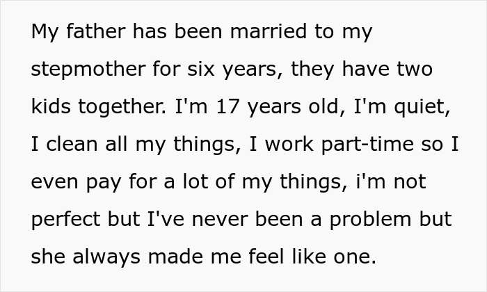 “She’s Insecure About A Kid”: Teen Finally Sees Stepmother’s True Colors “She’s Insecure About A Kid”: Teen Finally Sees Stepmother’s True Colors