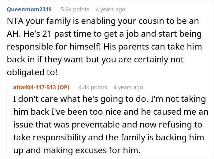 Man Demands Cousin Pay For His Cruel Prank, Gets Shocked By Aunt’s Reaction Man Demands Cousin Pay For His Cruel Prank, Gets Shocked By Aunt’s Reaction