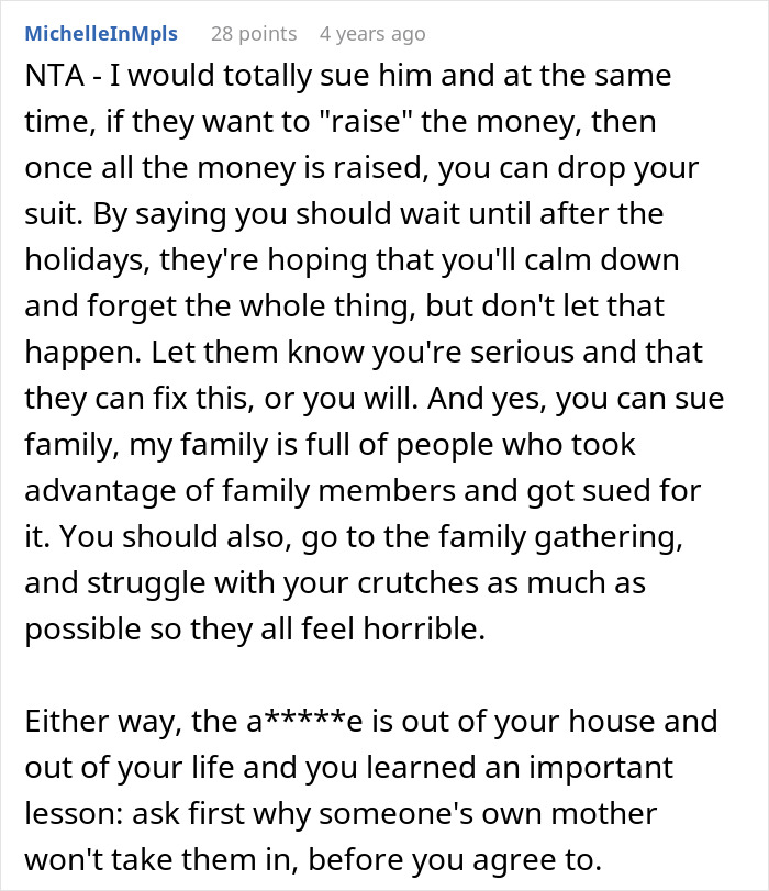 Man Demands Cousin Pay For His Cruel Prank, Gets Shocked By Aunt’s Reaction Man Demands Cousin Pay For His Cruel Prank, Gets Shocked By Aunt’s Reaction
