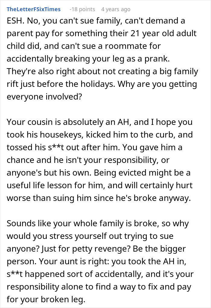 Man Demands Cousin Pay For His Cruel Prank, Gets Shocked By Aunt’s Reaction Man Demands Cousin Pay For His Cruel Prank, Gets Shocked By Aunt’s Reaction