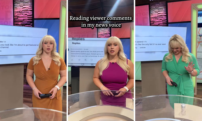 Curvy News Anchor Goes Viral After Reading “Mean” Viewer Comments In Her Broadcast Voice Curvy News Anchor Goes Viral After Reading “Mean” Viewer Comments In Her Broadcast Voice
