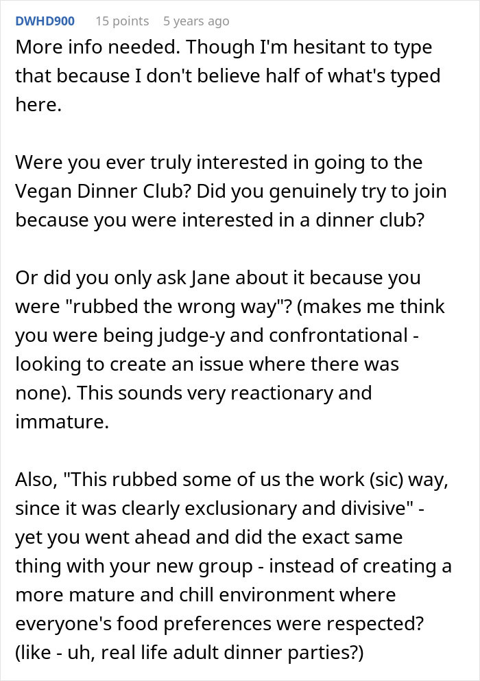 Employee Pushes Back Against Vegan-Only Club And Starts Beef In The Most Literal Way Employee Pushes Back Against Vegan-Only Club And Starts Beef In The Most Literal Way