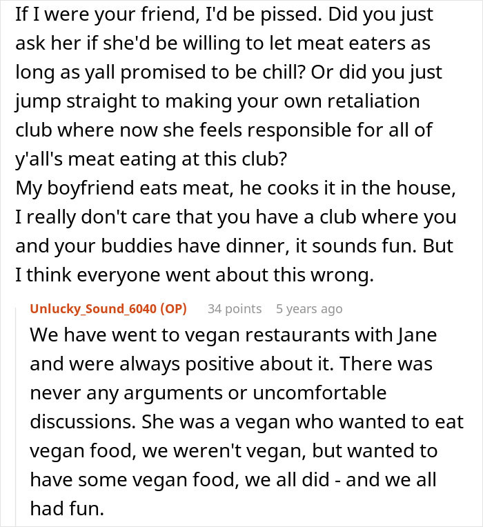 Employee Pushes Back Against Vegan-Only Club And Starts Beef In The Most Literal Way Employee Pushes Back Against Vegan-Only Club And Starts Beef In The Most Literal Way