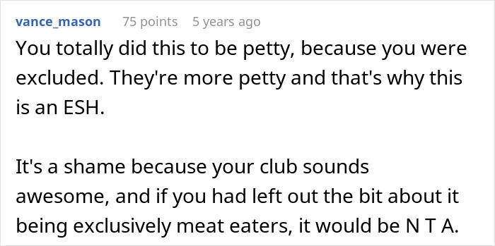 Employee Pushes Back Against Vegan-Only Club And Starts Beef In The Most Literal Way Employee Pushes Back Against Vegan-Only Club And Starts Beef In The Most Literal Way