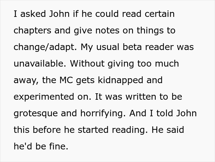 Woman Asks The Internet For Advice When Her BF Calls The Police Over The Contents Of Her Novel Woman Asks The Internet For Advice When Her BF Calls The Police Over The Contents Of Her Novel