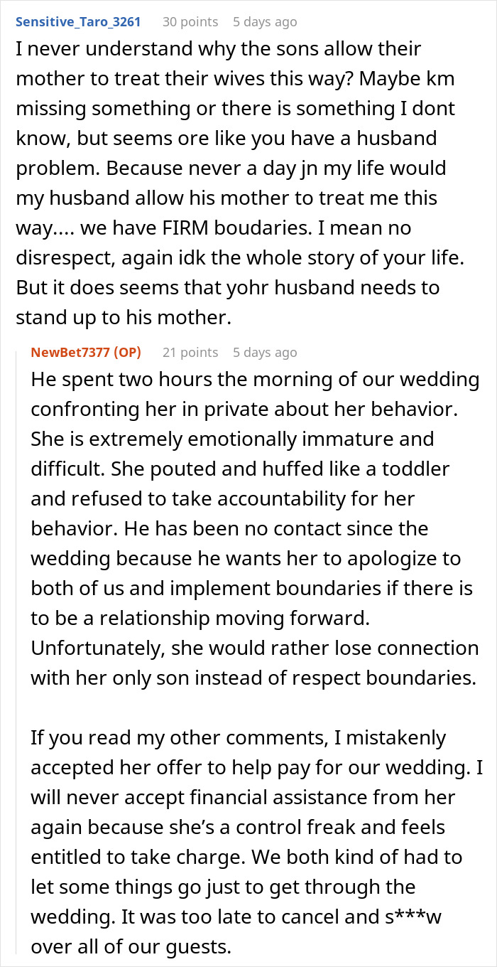 “Mother Nature Said &#8216;Not Today’”: Blizzard Stops MIL From Making Last-Minute Changes To Wedding