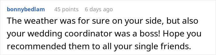 “Mother Nature Said ‘Not Today’”: Blizzard Stops MIL From Making Last-Minute Changes To Wedding “Mother Nature Said ‘Not Today’”: Blizzard Stops MIL From Making Last-Minute Changes To Wedding