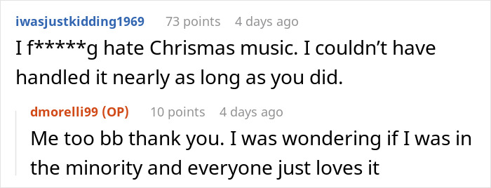 Man Refuses To Stop Blasting Christmas Music In The Office, Coworker Freaks Out And Rage Quits Man Refuses To Stop Blasting Christmas Music In The Office, Coworker Freaks Out And Rage Quits