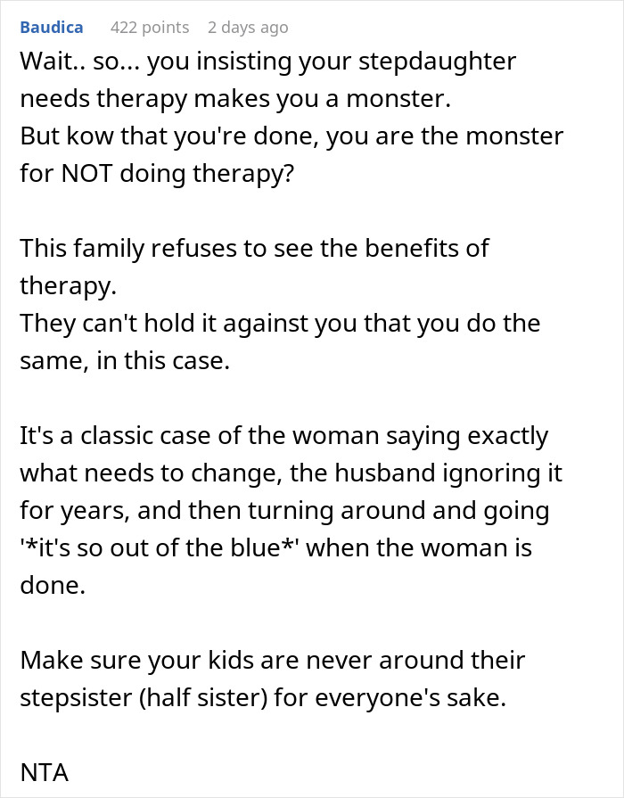 Woman Can’t Stand Stepdaughter’s Behavior And In-Laws’ Comments, Leaves Husband After 8 Years Woman Can’t Stand Stepdaughter’s Behavior And In-Laws’ Comments, Leaves Husband After 8 Years