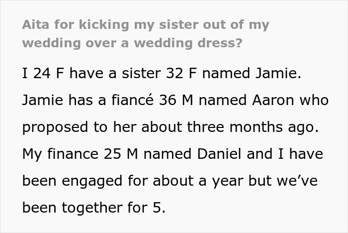 Woman Saves Her Dress From Jealous Sister Right Before She Tries To Cut It, Bans Her From The Wedding