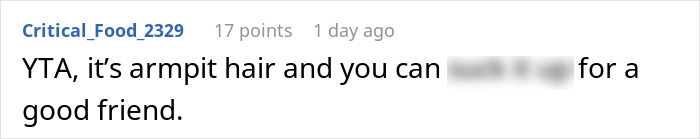 “Guests May Be Uncomfortable”: Bride And Groom Take Woman’s Hairy Armpits As Personal Insult “Guests May Be Uncomfortable”: Bride And Groom Take Woman’s Hairy Armpits As Personal Insult