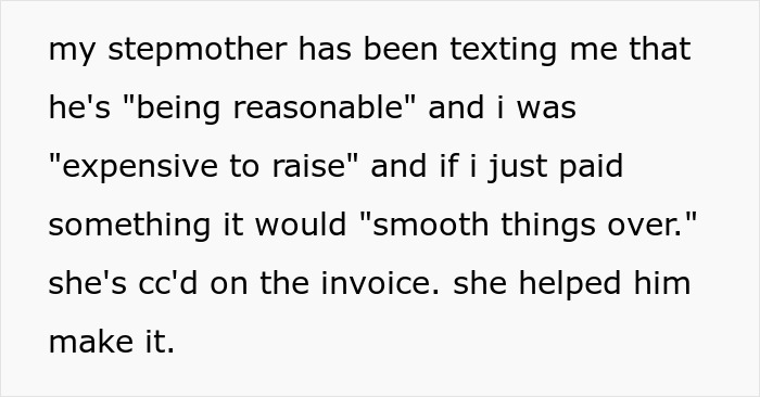 Guy Has The Nerve To Charge Daughter $15K For Raising Her As A Minor, She Goes Into Panic Mode Guy Has The Nerve To Charge Daughter $15K For Raising Her As A Minor, She Goes Into Panic Mode