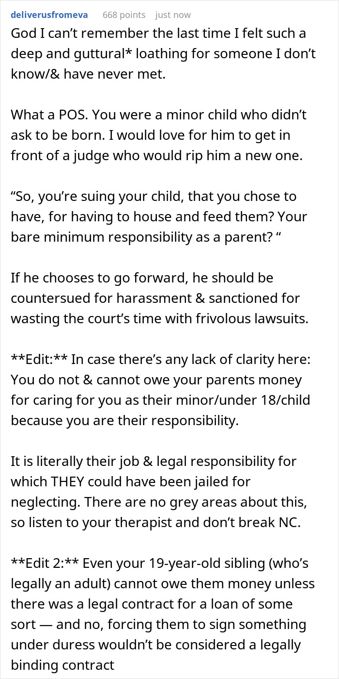 Guy Has The Nerve To Charge Daughter $15K For Raising Her As A Minor, She Goes Into Panic Mode Guy Has The Nerve To Charge Daughter $15K For Raising Her As A Minor, She Goes Into Panic Mode