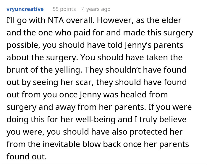 Aunt Gets 18YO Niece Tummy Tuck Despite Parents’ Hate For Plastic Surgery, Gets Blacklisted By Fam Aunt Gets 18YO Niece Tummy Tuck Despite Parents’ Hate For Plastic Surgery, Gets Blacklisted By Fam