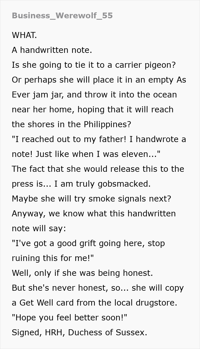 “Truly A Malignant Narcissist”: Meghan Markle Sparks Outrage After Fans Learn How She’s Trying To Contact Her Estranged Hospitalized Father “Truly A Malignant Narcissist”: Meghan Markle Sparks Outrage After Fans Learn How She’s Trying To Contact Her Estranged Hospitalized Father