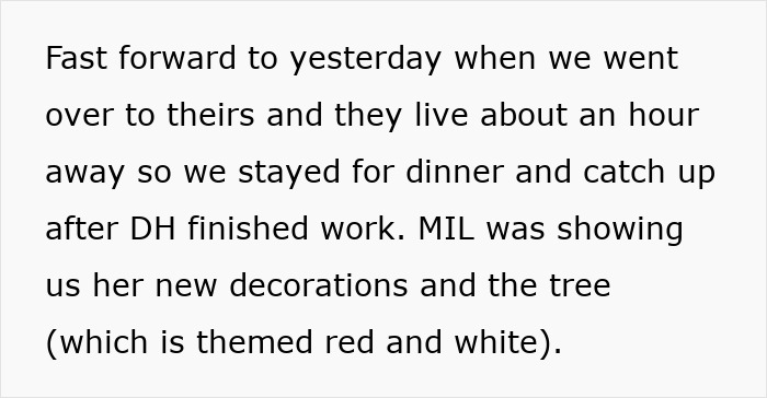 Woman Can’t Find Her Sentimental Christmas Ornaments, Horrified After Spotting Them On MIL’s Tree Woman Can’t Find Her Sentimental Christmas Ornaments, Horrified After Spotting Them On MIL’s Tree