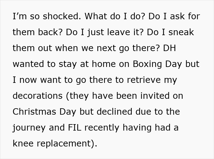 Woman Can’t Find Her Sentimental Christmas Ornaments, Horrified After Spotting Them On MIL’s Tree Woman Can’t Find Her Sentimental Christmas Ornaments, Horrified After Spotting Them On MIL’s Tree