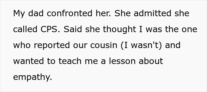 Woman Finds Out Sis Called CPS On Her Autistic Son, Livid As She Claims It Was An “Empathy Lesson” Woman Finds Out Sis Called CPS On Her Autistic Son, Livid As She Claims It Was An “Empathy Lesson”