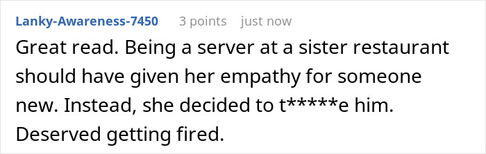 Entitled Waitress Forgets Her Manners While Dining Out, Staff Serve Her A Perfect Dish Of Revenge Entitled Waitress Forgets Her Manners While Dining Out, Staff Serve Her A Perfect Dish Of Revenge