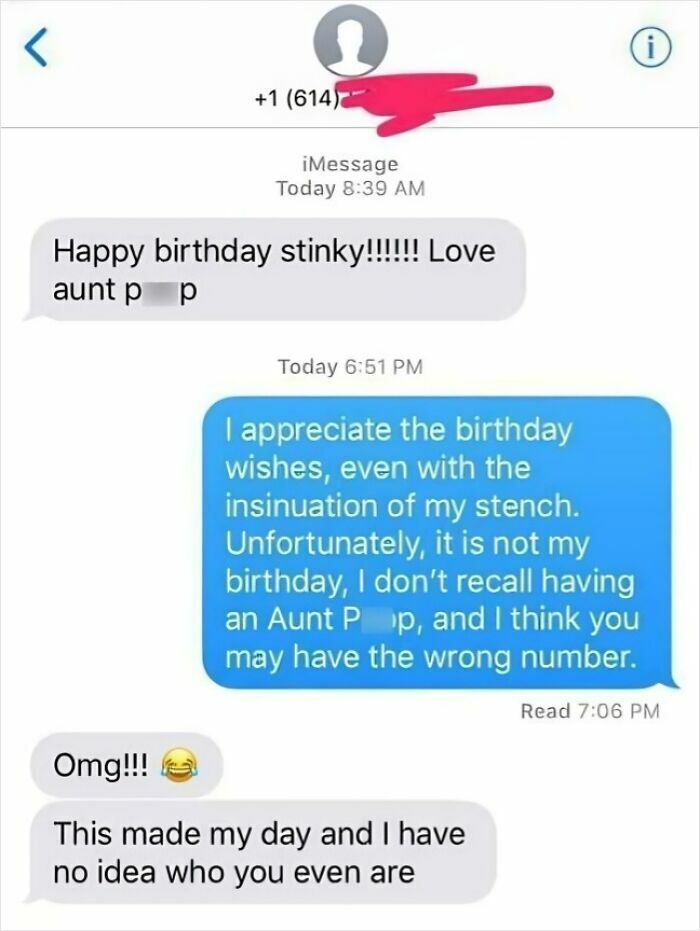 83 Of The Funniest ‘Wrong Number’ Texts To Make You Laugh And Cringe (New Pics) 83 Of The Funniest ‘Wrong Number’ Texts To Make You Laugh And Cringe (New Pics)