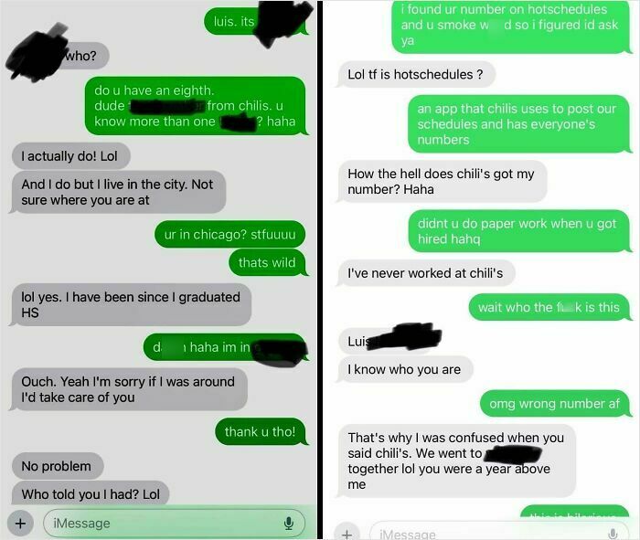 83 Of The Funniest ‘Wrong Number’ Texts To Make You Laugh And Cringe (New Pics) 83 Of The Funniest ‘Wrong Number’ Texts To Make You Laugh And Cringe (New Pics)