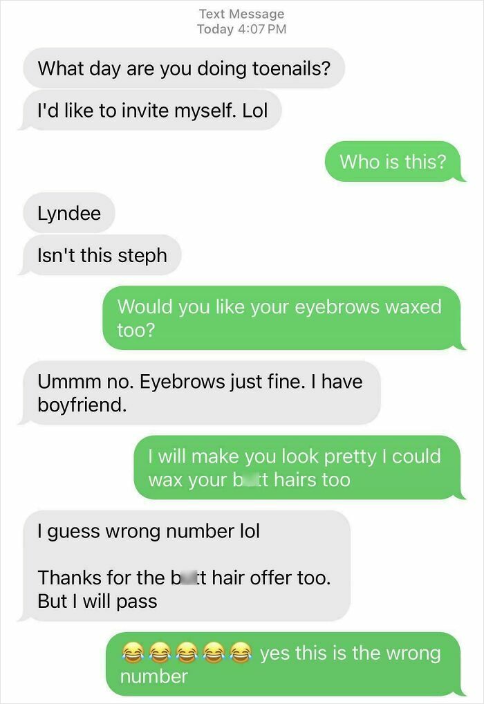 83 Of The Funniest ‘Wrong Number’ Texts To Make You Laugh And Cringe (New Pics) 83 Of The Funniest ‘Wrong Number’ Texts To Make You Laugh And Cringe (New Pics)
